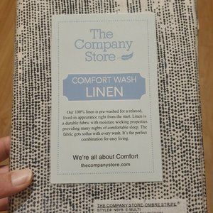 NEW 100% Pure Flax Linen Pillow Sham - The Company Store